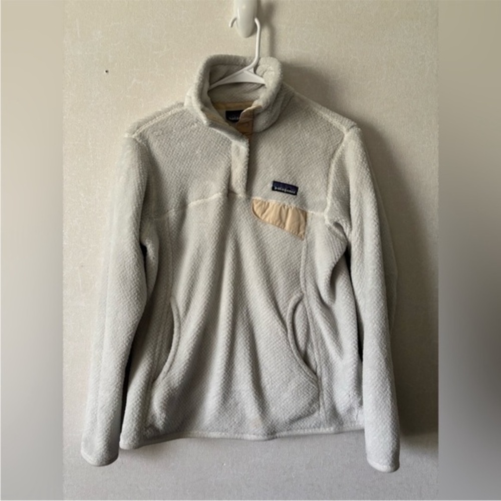 Patagonia Women’s | White Fleece Pullover | Size Small